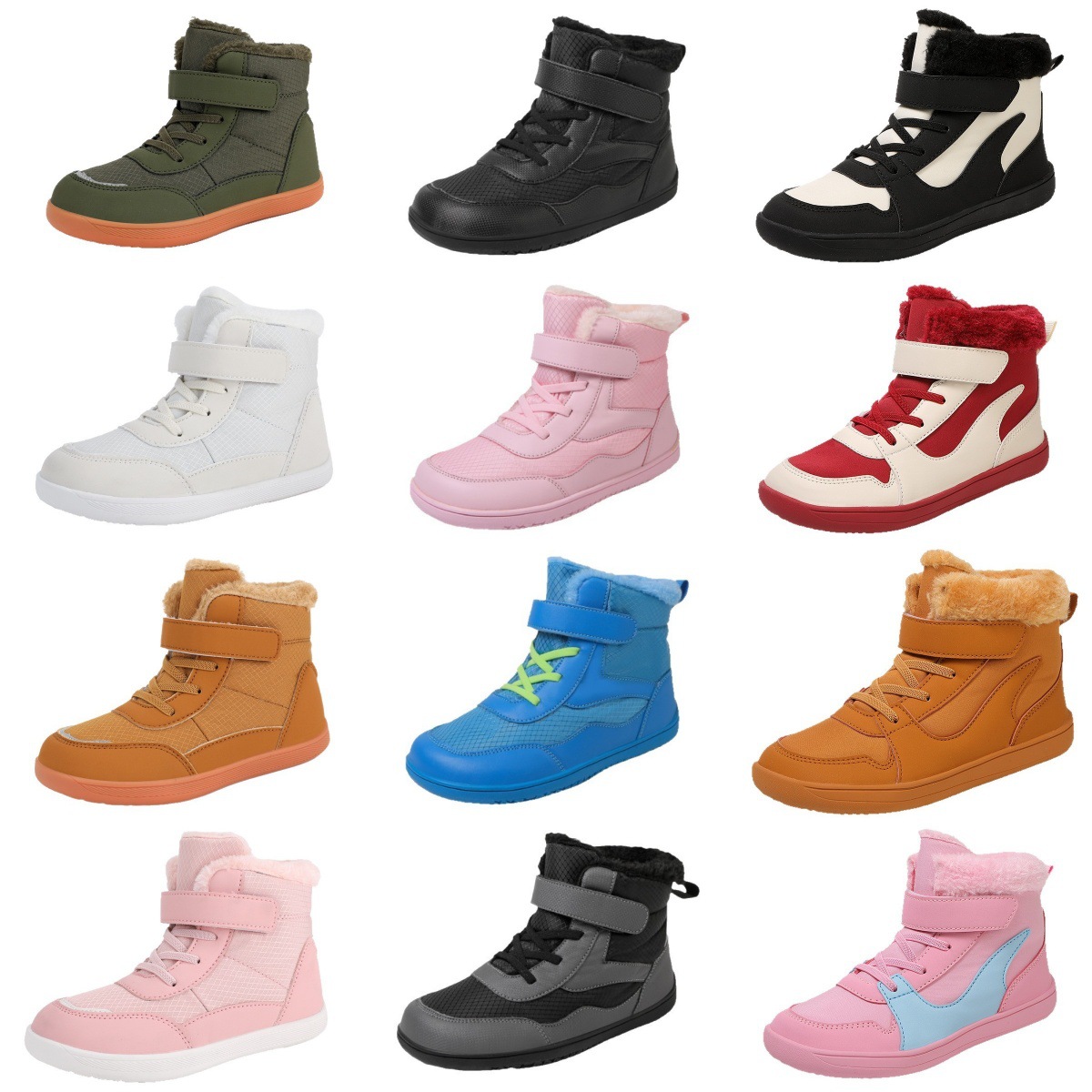 High-top Winter Fluffy Childre - Kids Outdoor Boots ulasan dan harga