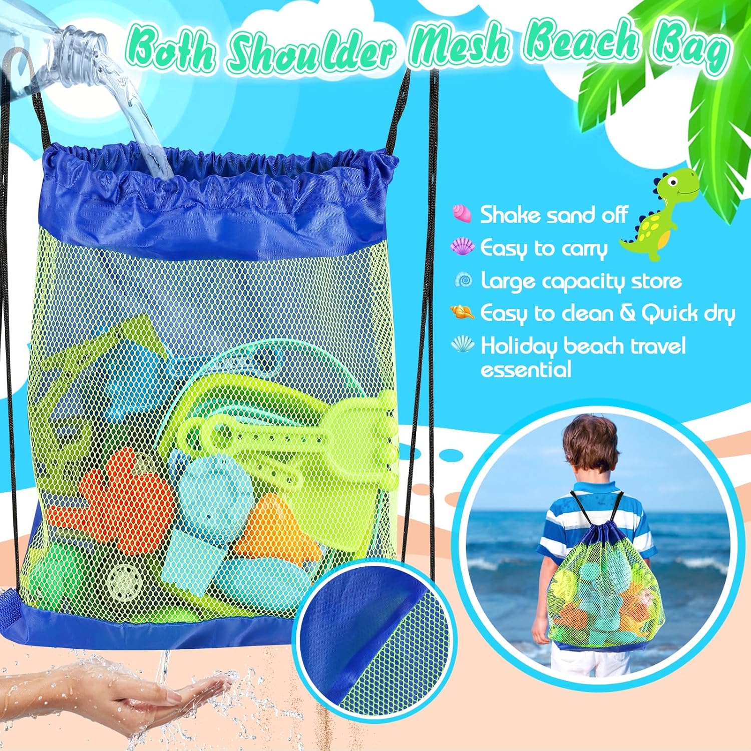 Beach Sand Toys Sandbox Toys w - Kids Outdoor Dump Truck ulasan dan harga