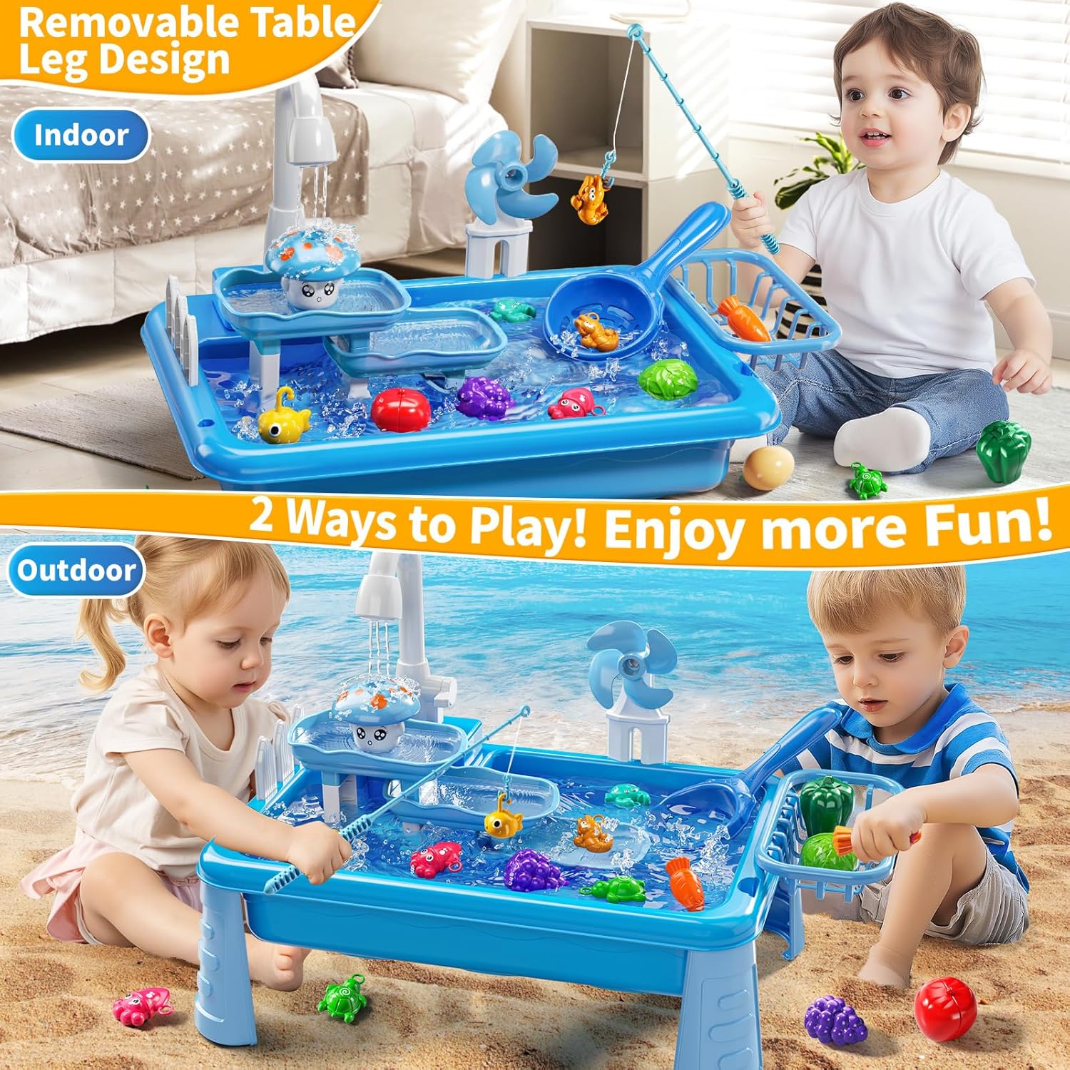 Water Table Play Sink Toy for  - Kids Outdoor Table ulasan dan harga