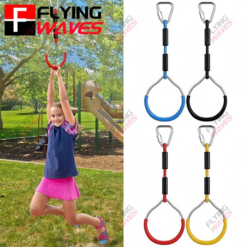 Kids Hanging GYM Ring Swing Cl - Kids Outdoor Ninja ulasan dan harga
