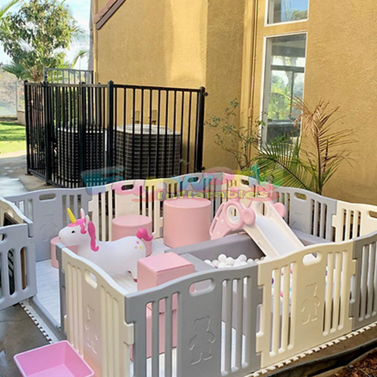 Baby PlaypeIndoor/Outdoor Soft - Kids Outdoor Fence ulasan dan harga