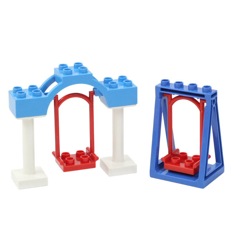 Big Building Blocks Playground - Kids Outdoor Swing And Slide ulasan dan harga
