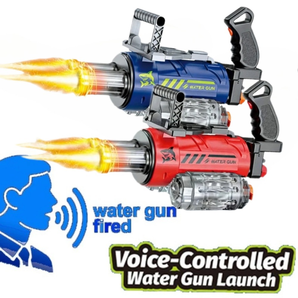 Electric Gatling Water Gun Toy - Kids Outdoor Voices ulasan dan harga