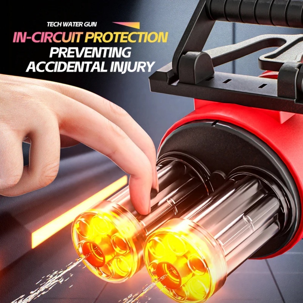 Electric Gatling Water Gun Toy - Kids Outdoor Voices ulasan dan harga