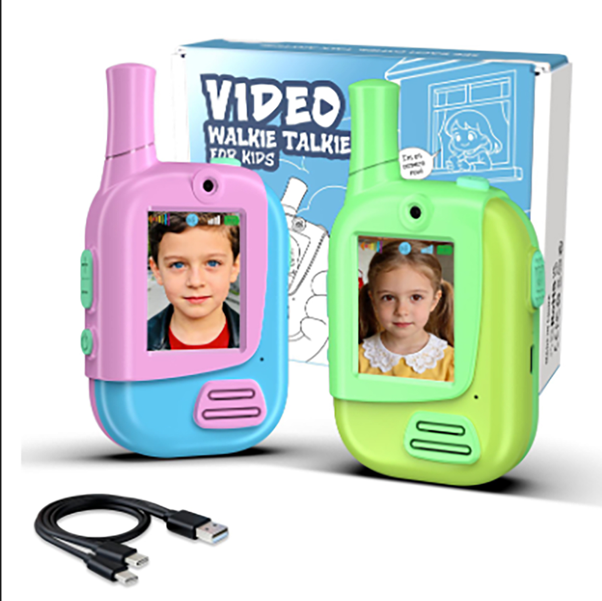 2 Pack Rechargeable Kids Video - Kids Outdoor Voices ulasan dan harga