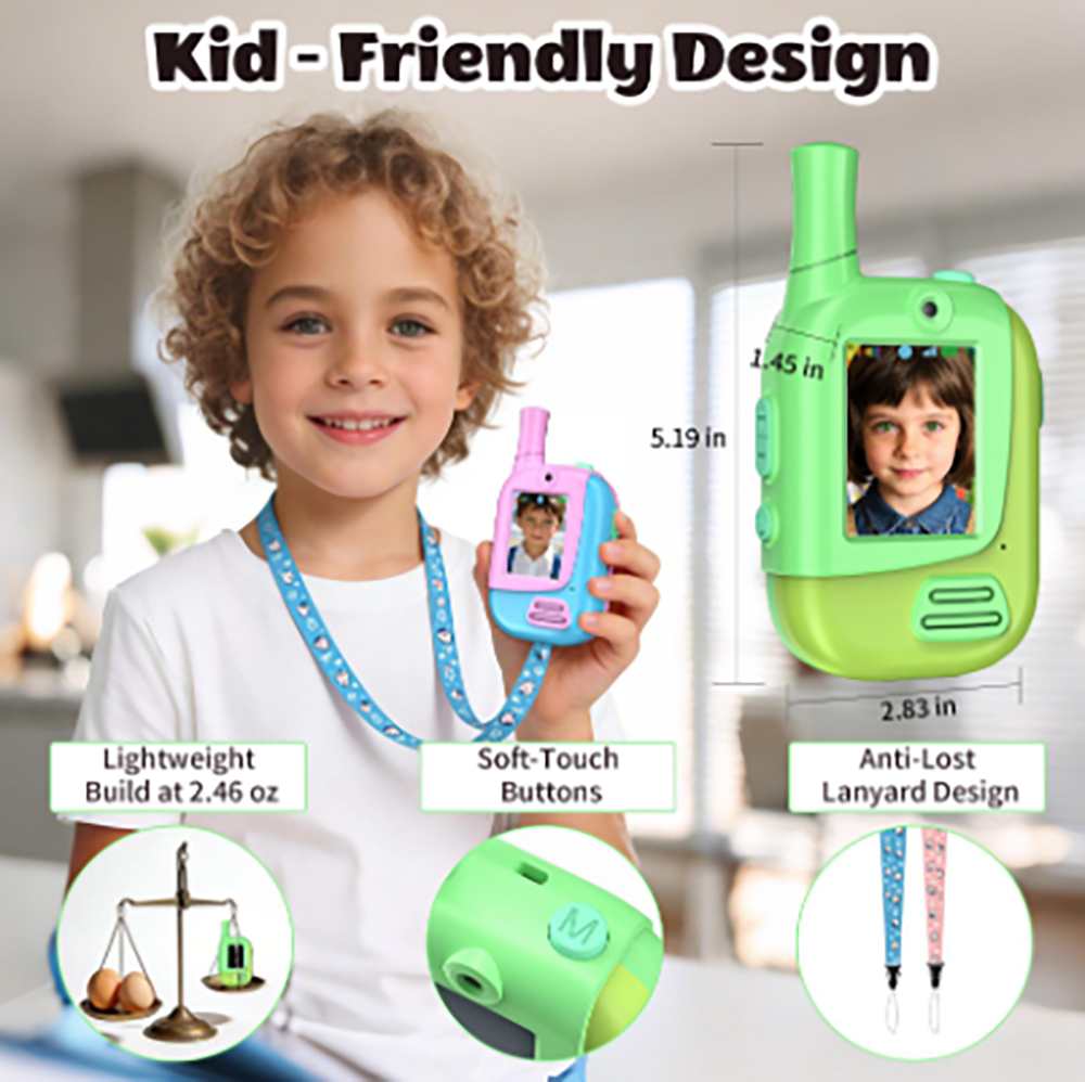 2 Pack Rechargeable Kids Video - Kids Outdoor Voices ulasan dan harga