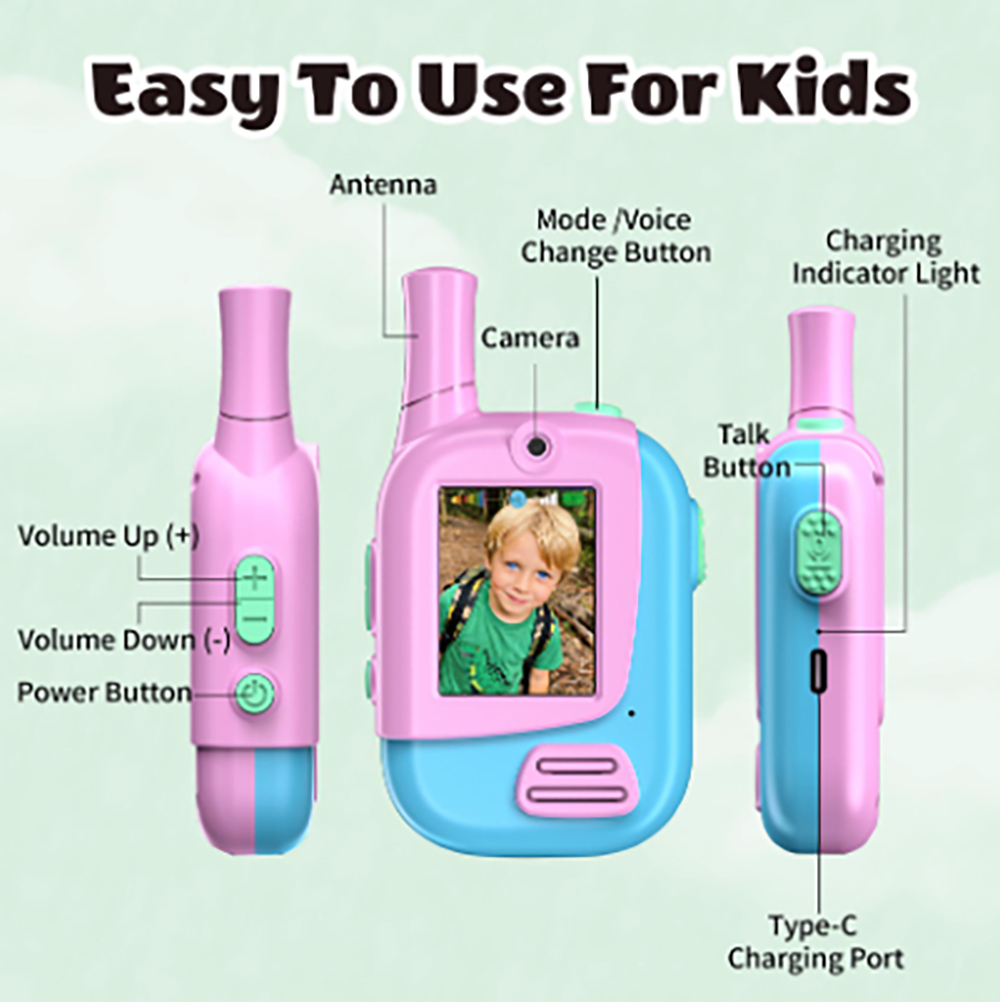 2 Pack Rechargeable Kids Video - Kids Outdoor Voices ulasan dan harga