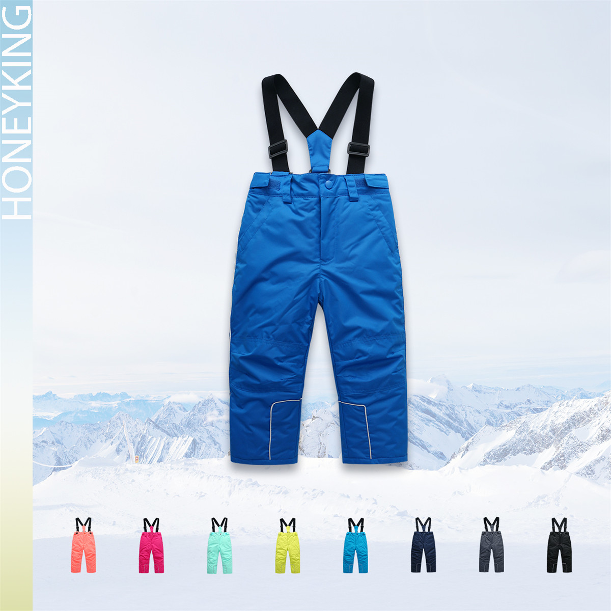 HONEYKING Kids Ski Pants Winte - Kids Outdoor Overalls ulasan dan harga